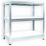 Biedrax Regál 60 x 90 x 120 cm 3 police pozink – HobbyKompas.cz