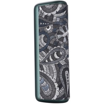 IQOS ILUMA PRIME Trendy case Šedé květiny – Zboží Dáma
