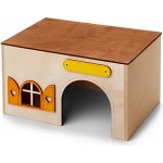 JK ANIMALS Domek Kvádr dřevěný domek pro morčata 23 x 15 x 13 cm – Zbozi.Blesk.cz