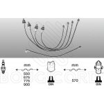 Zapalovací kabely CITROEN BX Break 1.6 76kW – Zboží Mobilmania