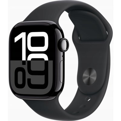 Apple Watch Series 10 GPS + Cellular 46mm Jet Aluminium Case | Sport Band - M/L MWY43ET/A – Zboží Živě