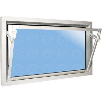 ACO Sklepní okno bílé IZO - dvojsklo 60 x 40 cm