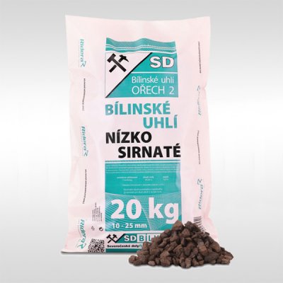 RIDEPAL Pytlované hnědé ledvické uhlí ořech 2, pro automatické kotle, 800 kg – Zboží Mobilmania