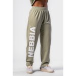 Nebbia Volné baggy tepláky BOYFRIEND STYLE 432 light green – Zboží Dáma