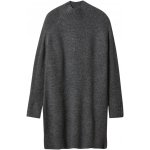 esmara Dámské pletené šaty s podílem vlny šedá – Zboží Dáma