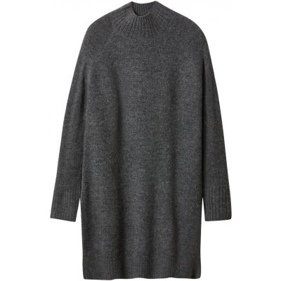 esmara Dámské pletené šaty s podílem vlny šedá – Zboží Dáma
