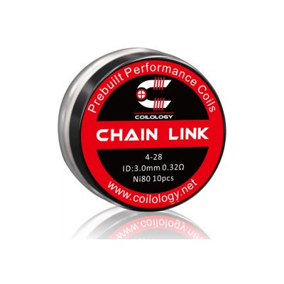 Ciology předmotané spirálky Chain Link Ni80 0,32ohm 10ks – Zbozi.Blesk.cz