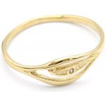 B&B Goldinvestic Zlatý jemný se zirkonem N4501 – Hledejceny.cz