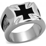 S4U Pánský ocelový prsten maltézský kříž OPR1593 – Hledejceny.cz