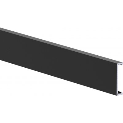 umakov-cz Hliníková fasádní lišta, 25 x 6 – 6,0 m – Černá RAL 9005 – Hledejceny.cz