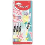 Maped Fluo Peps Duo Pastel 3 ks 734128 – Hledejceny.cz