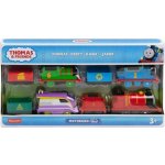 Fisher-Price Lokomotiva Tomáš Sada 4 lokomotiv Tomáš, Percy, Kana a James HGX62 – Zboží Dáma