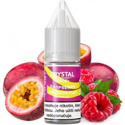 Crystal Drop Salt Raspberry Passion Fruit 10 ml 20 mg – Zboží Dáma