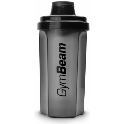 GymBeam Šejkr černý Transparent Black 700 ml