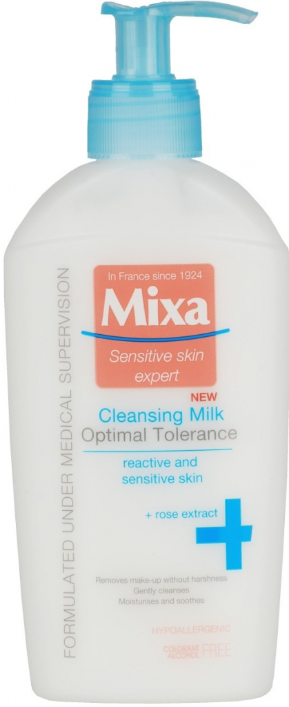 Mixa Cleansing Milk Optimal Tolerance odličovací mléko 200 ml