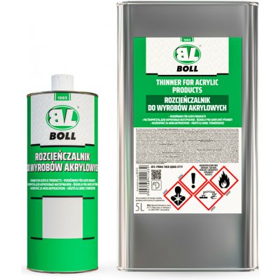 BOLL Ředidlo pro akrylové barvy a výrobky 1000ml, 001674 – HobbyKompas.cz