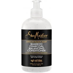 Shea Moisture African Black Soap Conditioner – Hloubkově čistící kondicionér s africkým mýdlem 384 ml