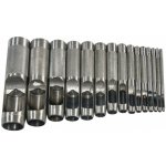 XTLINE Sada děrovačů 15 dílů | 2-22 mm, PVC obal - XT50222 – Sleviste.cz