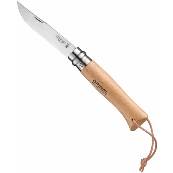 Nůž Opinel VR N°08 Inox Adventurer 8,5 cm bukový