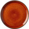 Talíř BITZ Kameninový servírovací talířek 17 cm Black/Amber