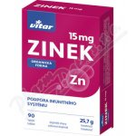Vitar Zinek 15mg 90 tablet – Hledejceny.cz