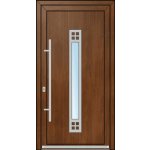 OknaDvereNaMiru.cz Vchodové dveře INOX 1420 antracit 90 x 215 cm – Zboží Mobilmania