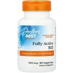 Doctor's Best Plně aktivní B12 1500 mcg 180 kapslí – Hledejceny.cz