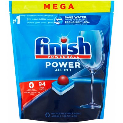 Finish Power All in 1 tablety do myčky nádobí 94 ks 1504 g