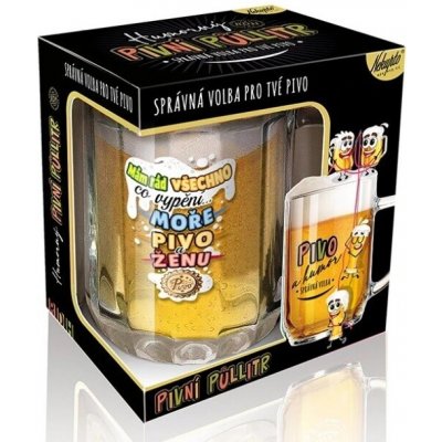 Nekupto Dárkový půllitr Pivo mě chápe Rdh 500 ml – Zbozi.Blesk.cz