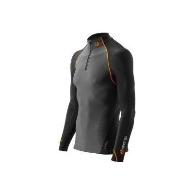 Skins Bio S400 Mens Black/Graphite/Orange Thermal L/S MckNeckw zip – Zbozi.Blesk.cz