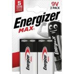 Energizer Max Alkaline 9V 2ks E301530500 – Zbozi.Blesk.cz