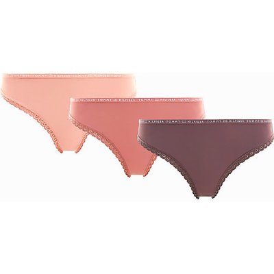 Tommy Hilfiger LAce 3 Pack Thong růžová – Zbozi.Blesk.cz