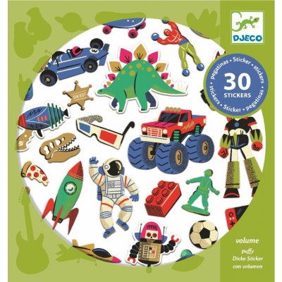 Djeco Samolepky Retro hračky 30 ks – Zboží Mobilmania