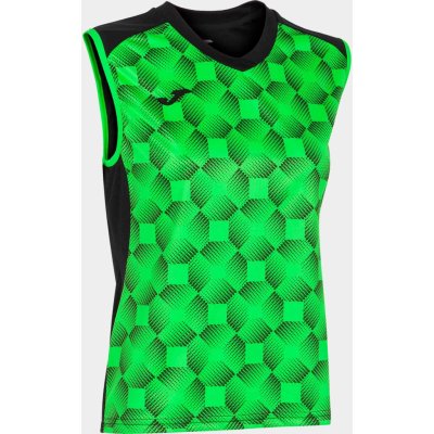 JOMA Supernova III Sleeveless Shirt Black Fluor Green – Zboží Dáma