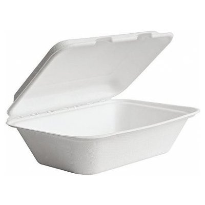 EKO Menu box 600ml, 18x13cm z cukrové třtiny (50ks) – Zbozi.Blesk.cz