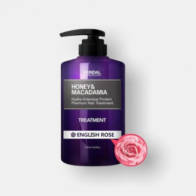 Kundal Honey&Macadamia Treatment English Rose kondicionér s anglickou růží 500 ml – Zbozi.Blesk.cz