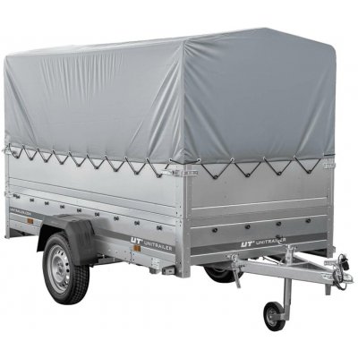 UNITRAILER GARDEN 264 KIPP s bočnicemi BIS, rámem H-800 a šedým krytem – Zboží Mobilmania