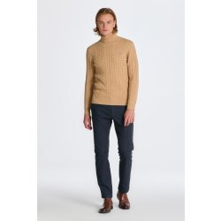 Gant SLIM BRUSHED TWO TONE TWILL PANTS EVENING BLUE