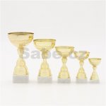 Pohár EKONOM výška 15 cm zlatý – Sleviste.cz