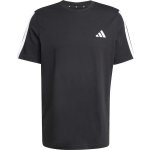 adidas 3-STRIPES TEE Pánské triko černá – Zboží Dáma