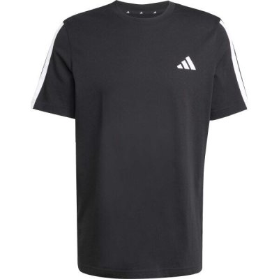 adidas 3-STRIPES TEE Pánské triko černá – Zboží Dáma
