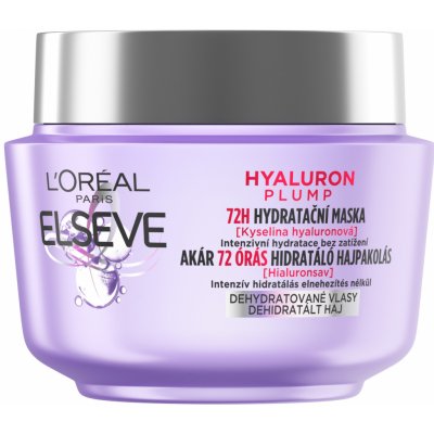L’Oréal Elseve Hyaluron Plump 72H Hydratační maska s kyselinou hyaluronovou 300 ml – Zboží Mobilmania