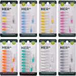 Herbadent Hero 0,6 mm náhradní mezizubní kartáček 10 ks – Zboží Dáma