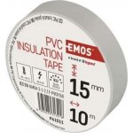 Emos F61511 páska izolační PVC 15 mm x 10 m bílá – Sleviste.cz