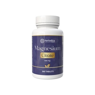 Herbatica Magnézium citrát 600 mg 365 tablet – Hledejceny.cz