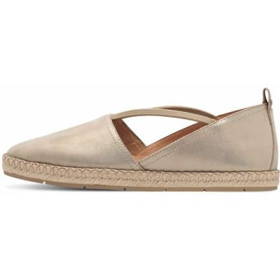 Tamaris 1-24620-44-179 Dámské espadrilky champagne – Zboží Dáma