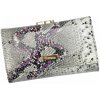 Peněženka Luxusní dámská peněženka Delmina šedo-růžová