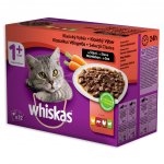 Whiskas pro dospělé kočky klasický výběr ve šťávě 12 x 100 g – Hledejceny.cz