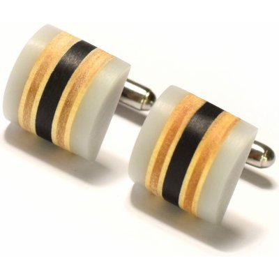 Fifle Elegant manžetové knoflíčky 1035 šedá – Zboží Dáma