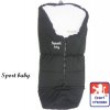 Fusak Sport Baby Fusak do kočárku svět combi Softshellový černobílý